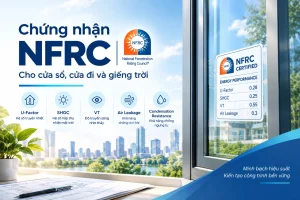 Chứng nhận NFRC đối với cửa sổ, cửa đi